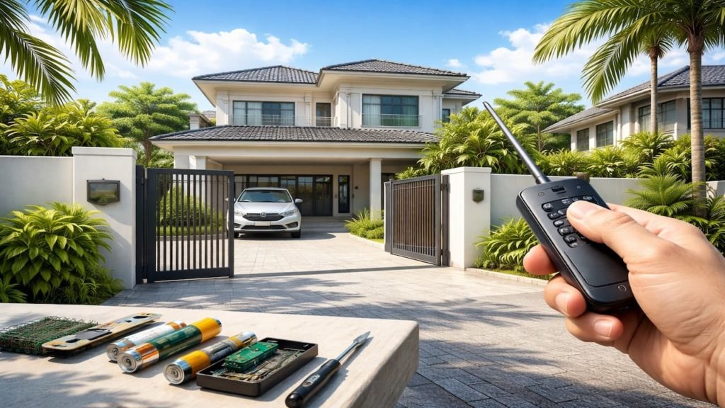 Autogate remote weak range: 5 tips【Battery, antenna position, interference fixes】