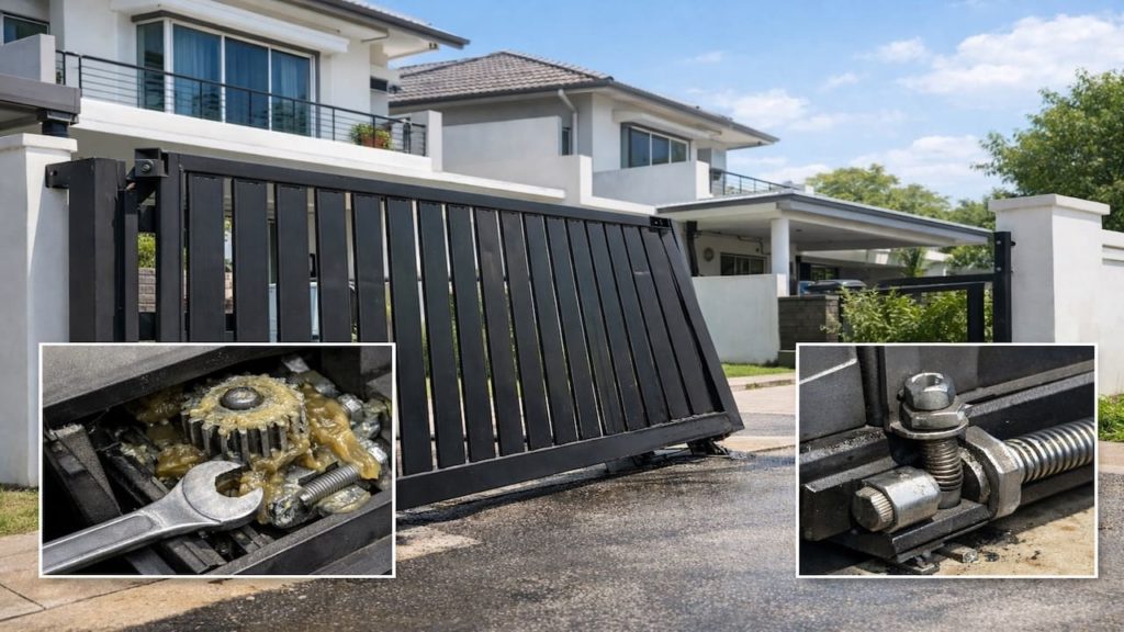 Autogate slow after service: 5 checks【Wrong grease, tight settings, & misalignment】