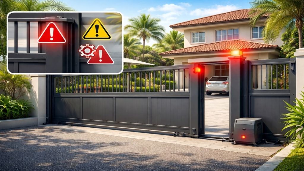 Autogate stops mid-open: 5 signs【Sensor faults, limits, & binding points】