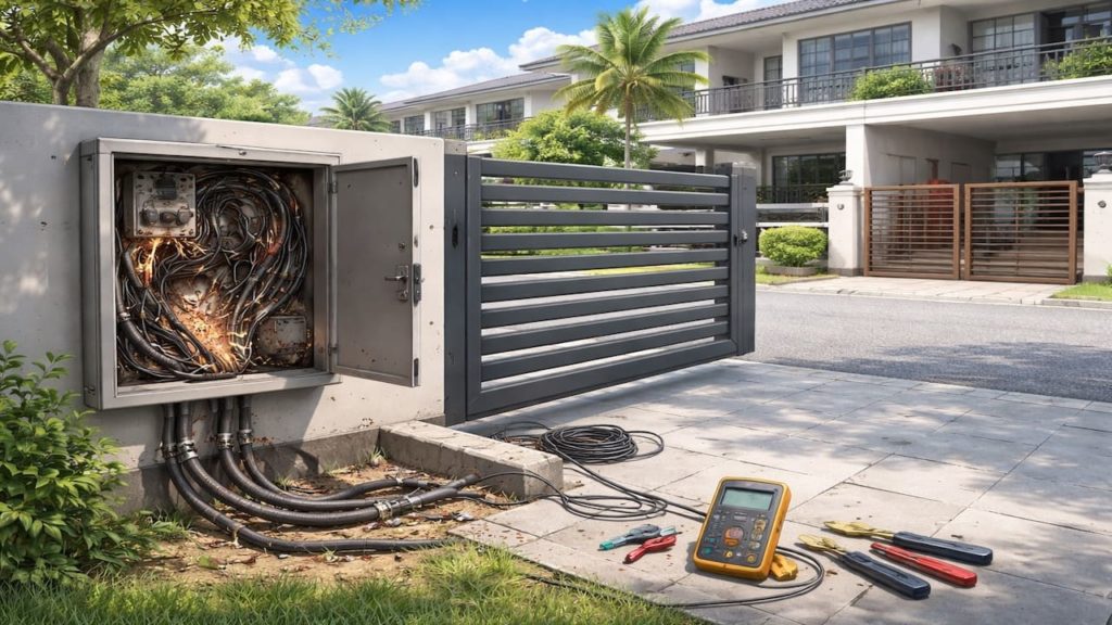 Autogate trips fuse: 5 checks【Shorts, overload, & damaged cable sections】