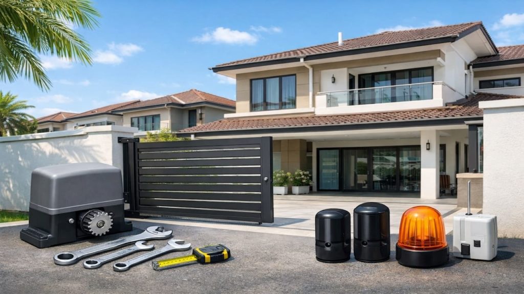 Autogate upgrade guide: 5 steps【Choosing motor size & adding safety features】