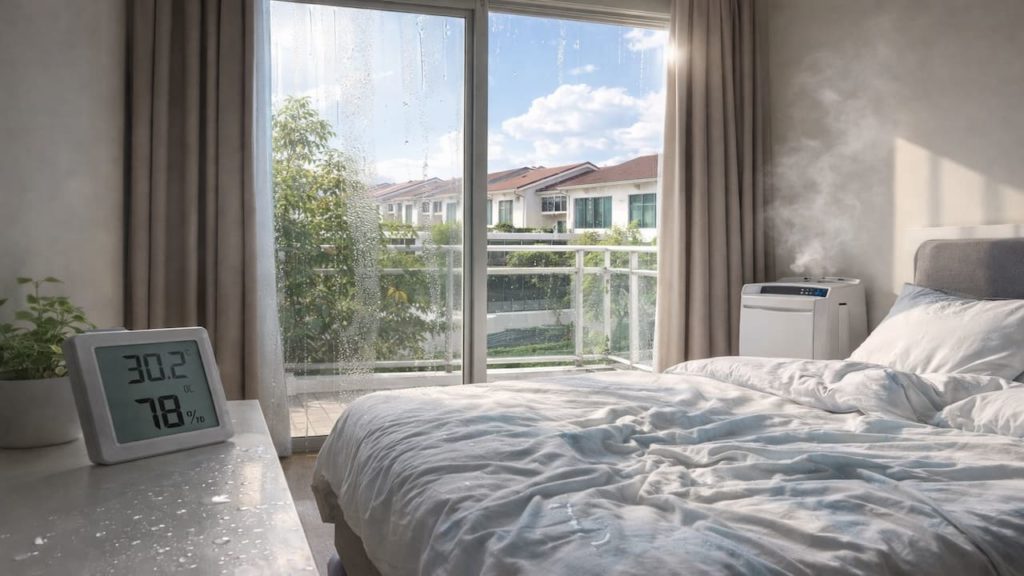 Bedroom humidity at night: 5 steps【Sleep cooler without sticky sheets】
