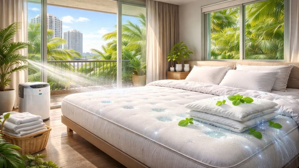 Humidity makes bed feel damp: 5 tips【Keep mattress and pillows fresher】