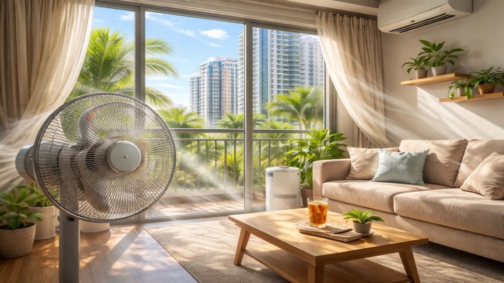 High humidity with fan only: 5 mistakes【Why air still feels heavy inside】
