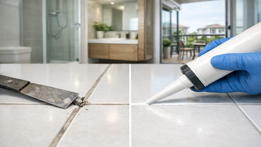 Malaysia grout crack guide: 5 steps【Re-seal joints well and keep water out longer】