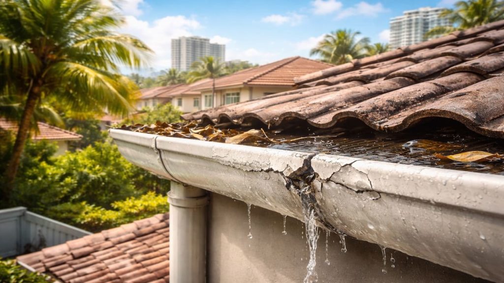 Gutter seam sealant fails: 5 reasons【Heat rain and age break joints】