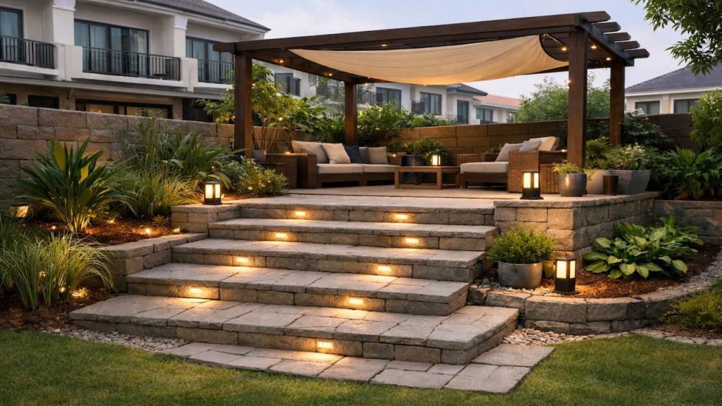 Landscape budget upgrade: 5 steps【Prioritize shade then lighting then plants】