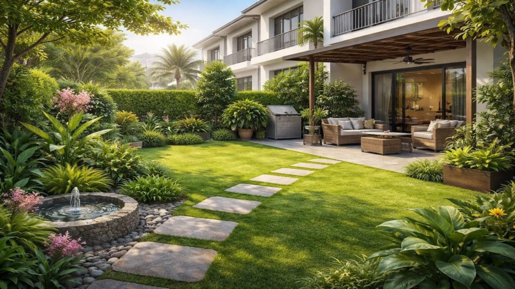 Landscape cost in Malaysia: 5 ranges【What drives price for small yards】