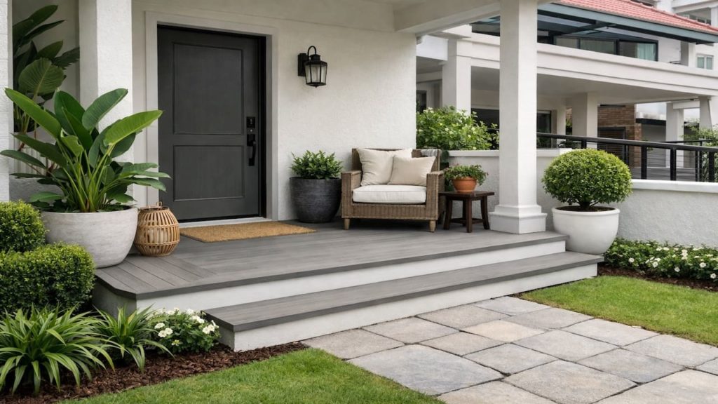 Landscape curb appeal: 5 tips【Make the porch look newer fast】