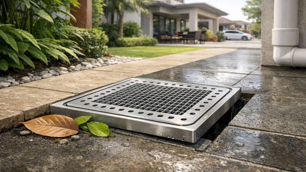 Landscape drain cover: 5 checks【Block leaves and stop overflow smells】