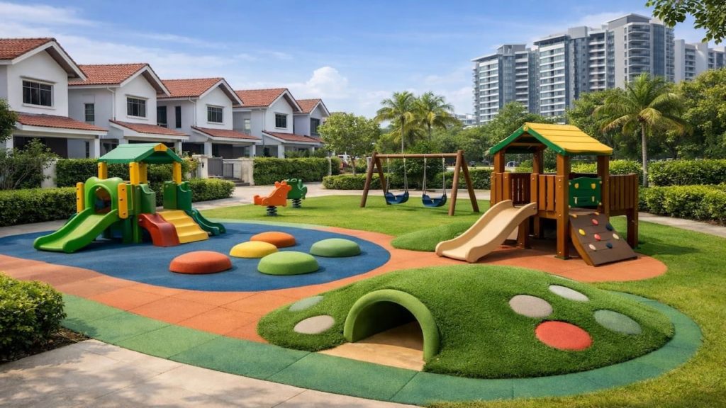 Landscape for kids play: 5 checks【Avoid hard falls and slick surfaces】