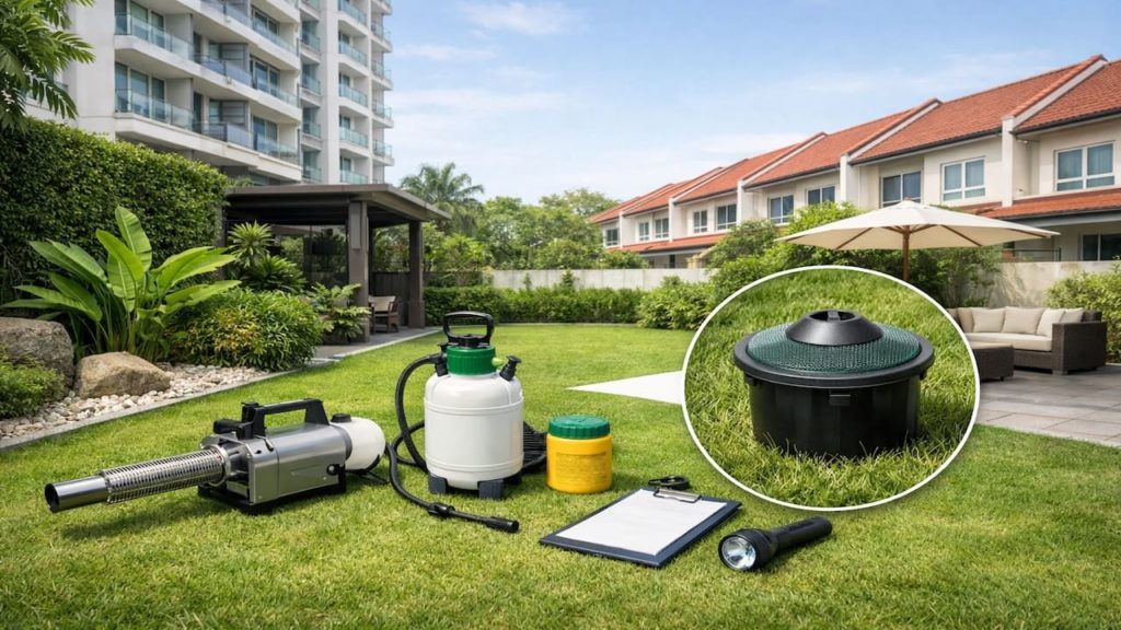 Landscape mosquito control: 5 checks【Remove hidden water and dark corners】
