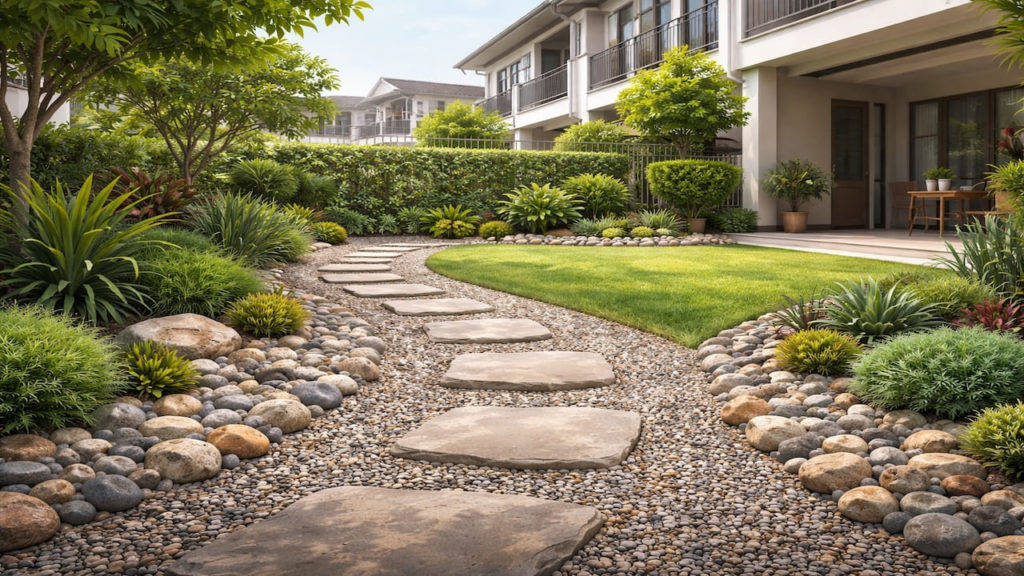 Landscape rocks and gravel: 5 checks【Prevent sinking and muddy patches】