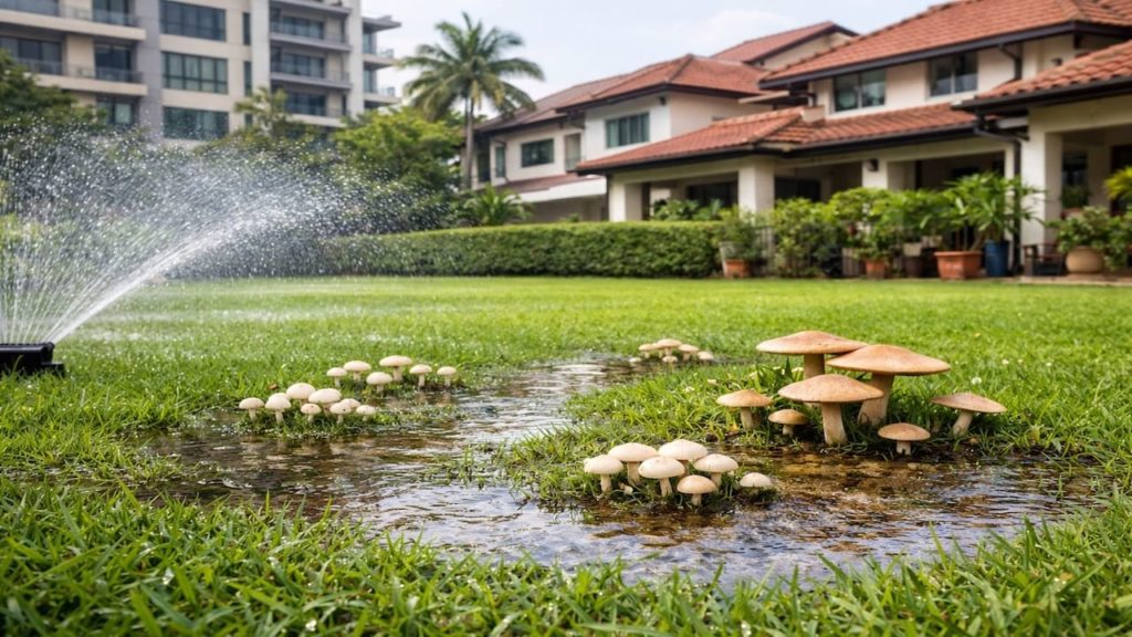 Landscape watering mistakes: 5 traps【Overwatering invites fungus in Malaysia】