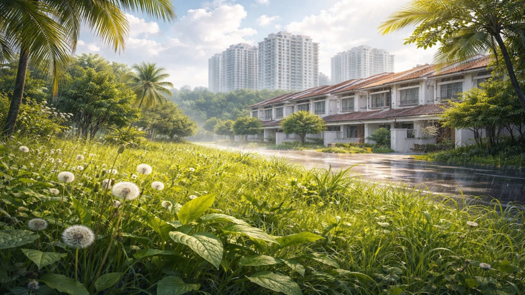 Landscape weed explosion: 5 reasons【Rain and heat make growth rapid】