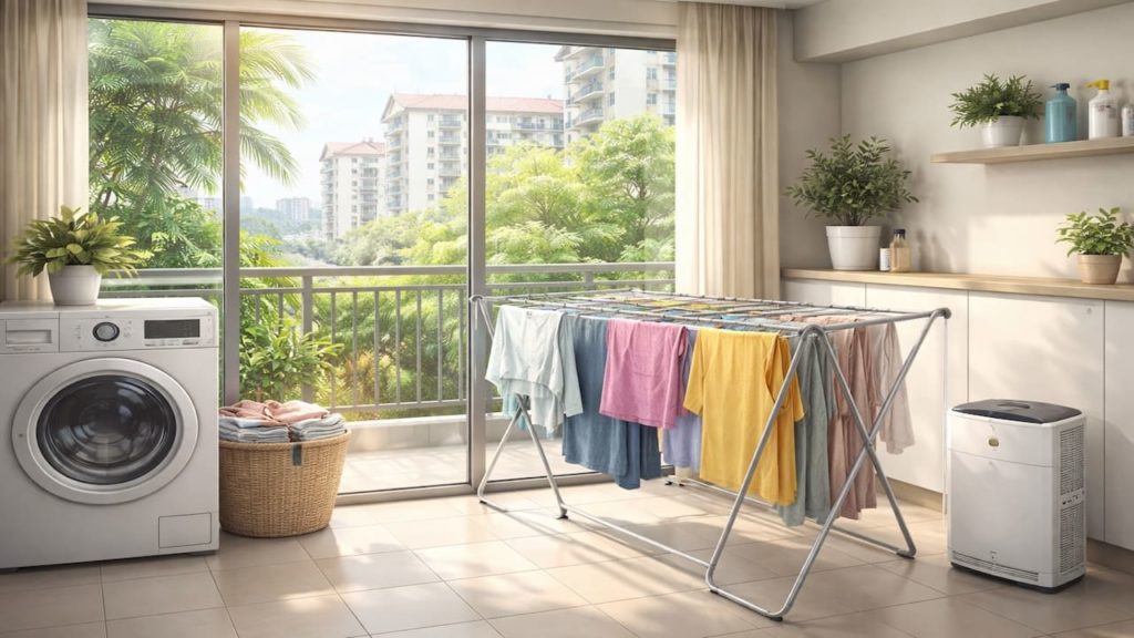 Malaysia laundry drying guide: 5 tips【Dry indoors no mold】