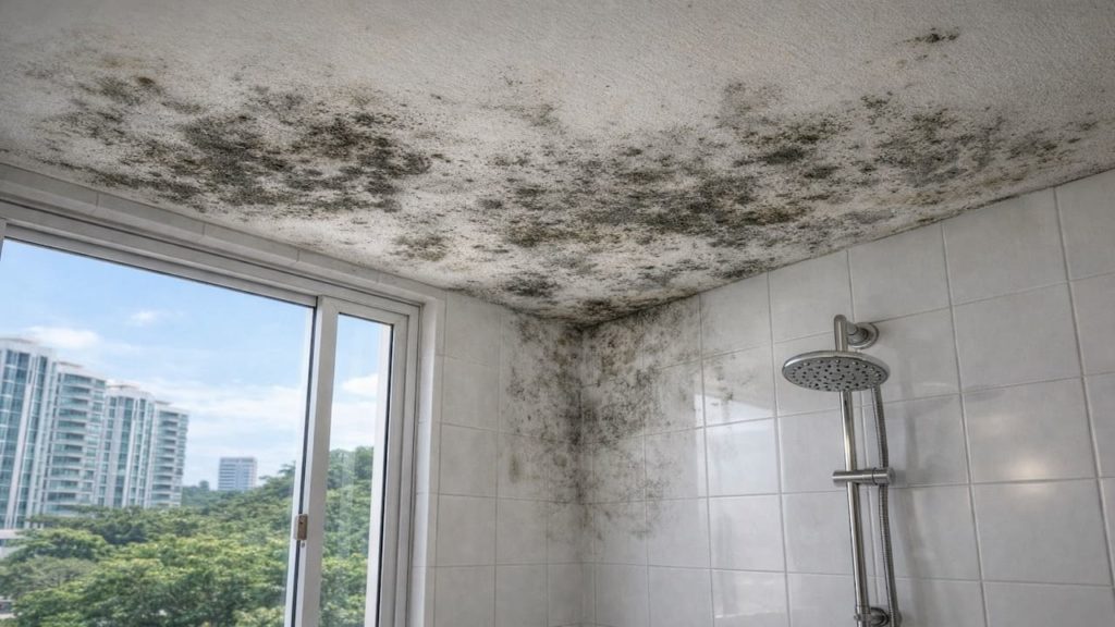 Mold in bathroom ceiling: 5 signs of trapped moisture【Ventilation fixes for wet season】