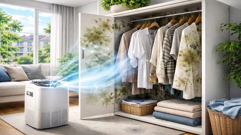 Mold in wardrobes: 5 fixes for closed spaces【Reduce humidity and stale air fast】