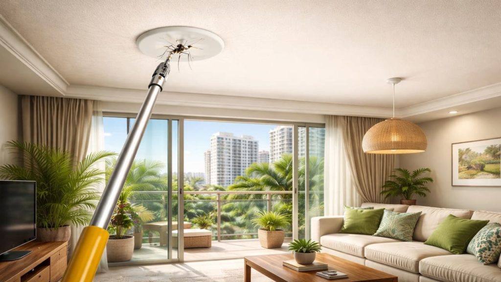 Mosquito on ceiling: 5 tips【Catch it without mess and prevent return】