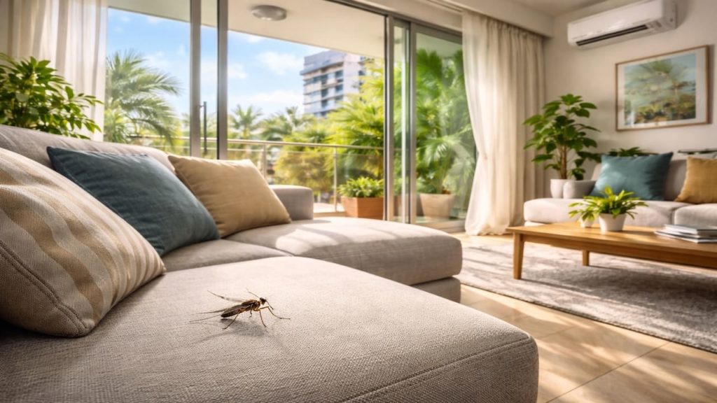 Mosquito in living room: 5 checks【Light airflow and couch corners to inspect】