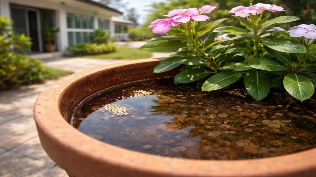 Mosquito eggs in flower pot: 5 steps【Clean soil edges and reset the pot】
