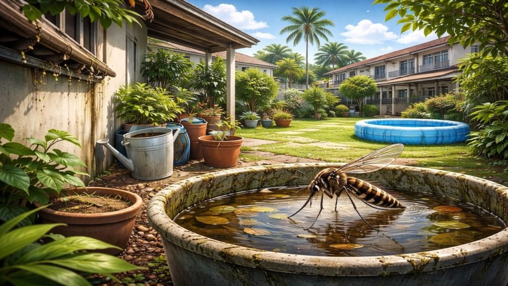 Mosquito in yard: 5 checks【Remove breeding spots you forget weekly】