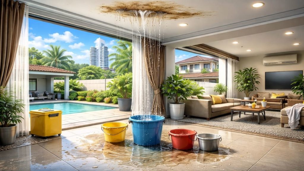 Humidity from roof leak: 5 checks【Rainy season warning signs to act on】