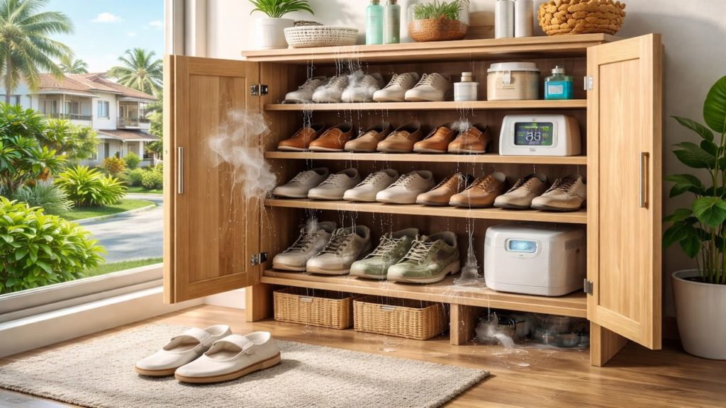 Humidity in shoes cabinet: 5 checks【Stop odor and mildew on leather】