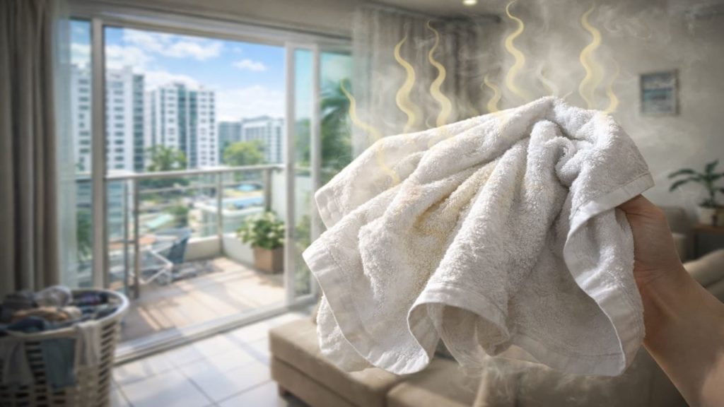 Humidity makes towels smell: 5 fixes【Get fresh laundry without sun drying】